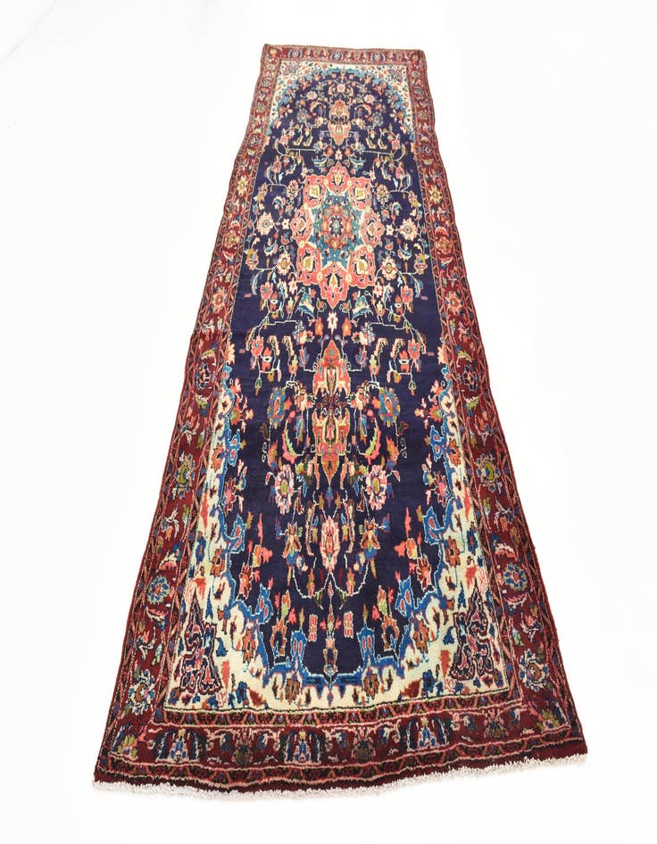 Detail image of  5' x 13' 2  Hand Knotted Koliaei Persian Wool Runner Rug