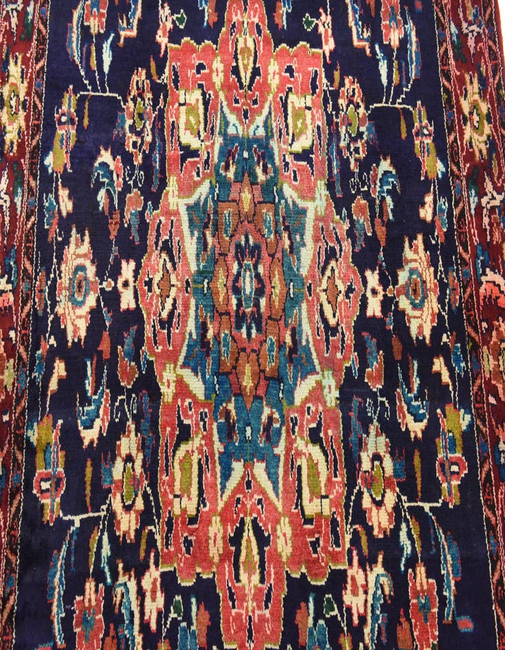 Detail image of  5' x 13' 2  Hand Knotted Koliaei Persian Wool Runner Rug