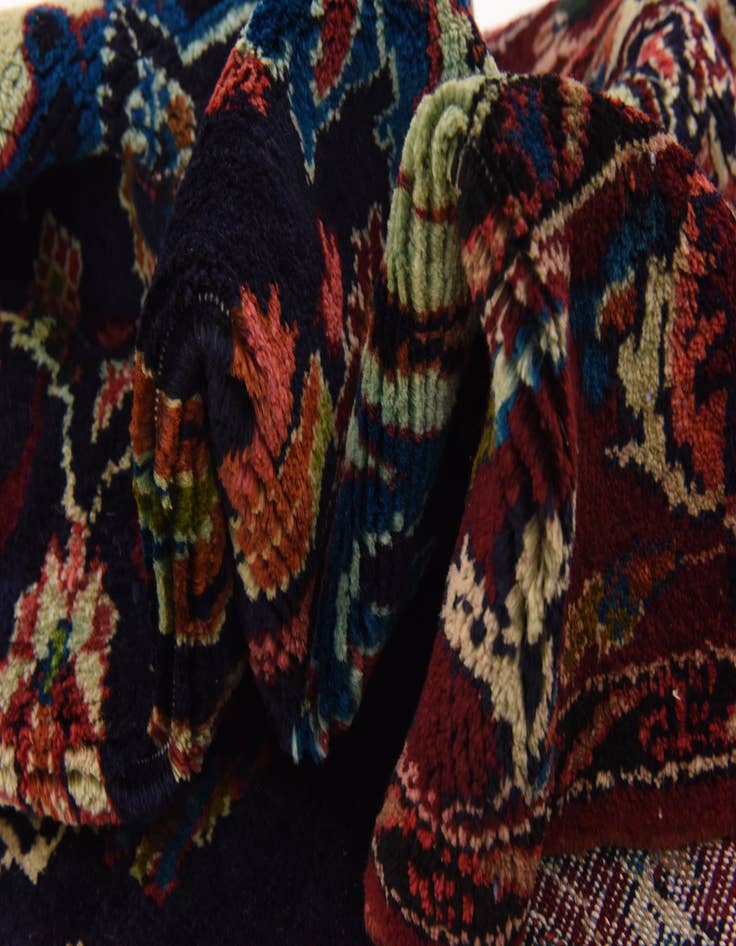 Detail image of  5' x 13' 2  Hand Knotted Koliaei Persian Wool Runner Rug