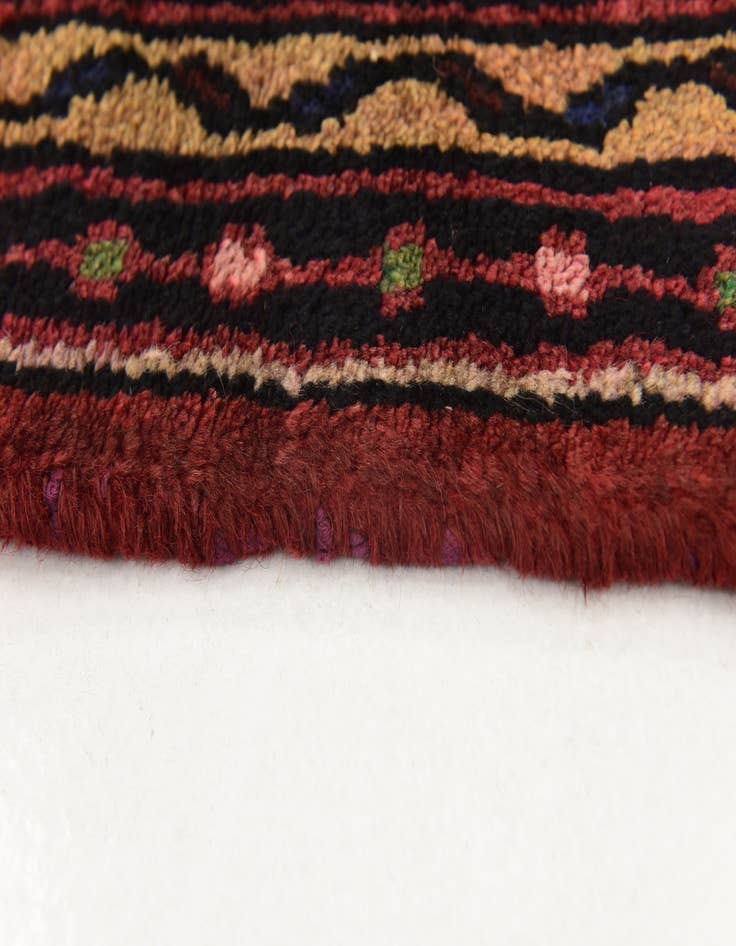 Detail image of  3' 5 x 9' 3  Hand Knotted Koliaei Persian Wool Runner Rug