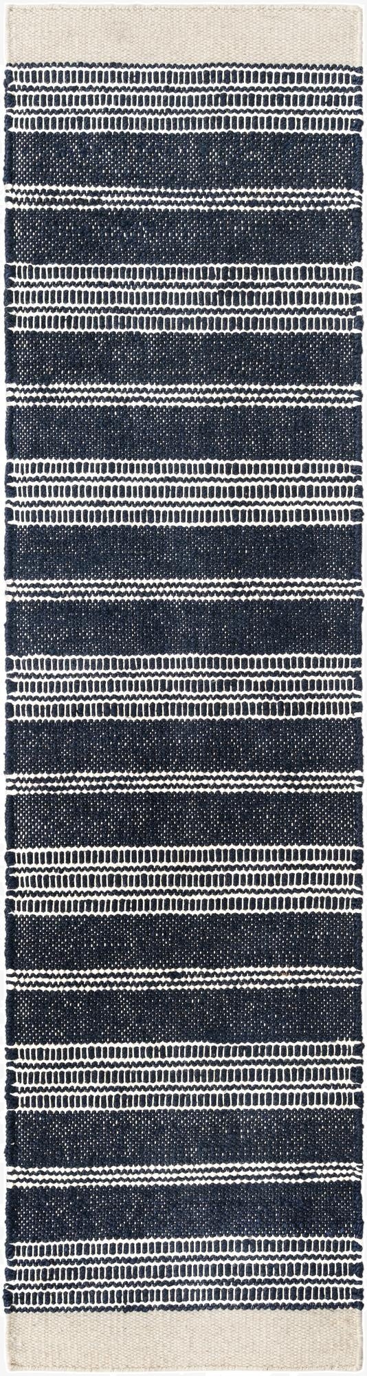  2' x 8'  Hand Woven Lariat Runner Rug