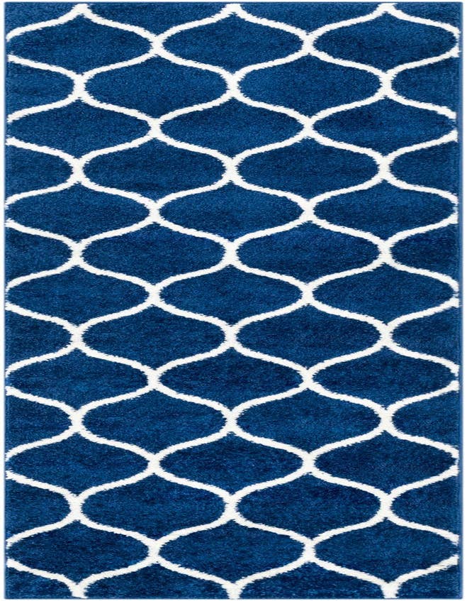 Detail image of 2' x 6' Lattice Frieze Runner Rug