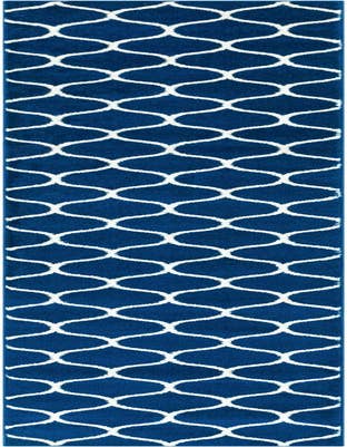 Detail image of  2' x 13' Lattice Frieze Runner Rug