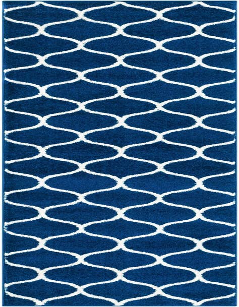 Detail image of  2' x 8' 8 Lattice Frieze Runner Rug