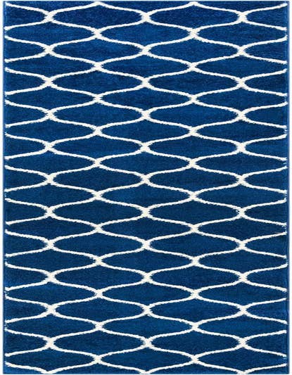 Detail image of  2' x 10' Lattice Frieze Runner Rug