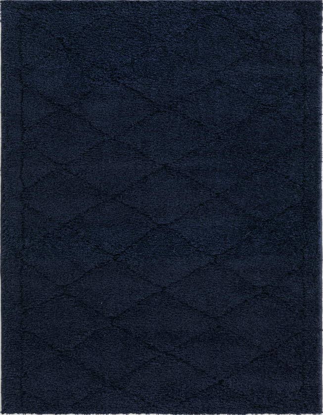 Detail image of 2' x 6' 9 Lattice Shag Runner Rug