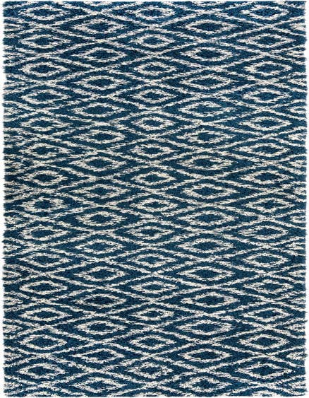 Detail image of  3' 3 x 16' 5 Lattice Shag Runner Rug