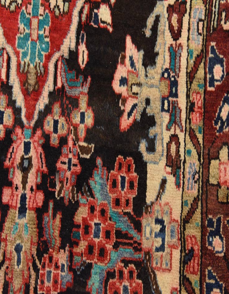Detail image of  3' 10 x 10' 4  Hand Knotted Liliyan Persian Wool Runner Rug