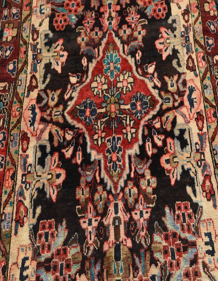 Detail image of  3' 10 x 10' 4  Hand Knotted Liliyan Persian Wool Runner Rug