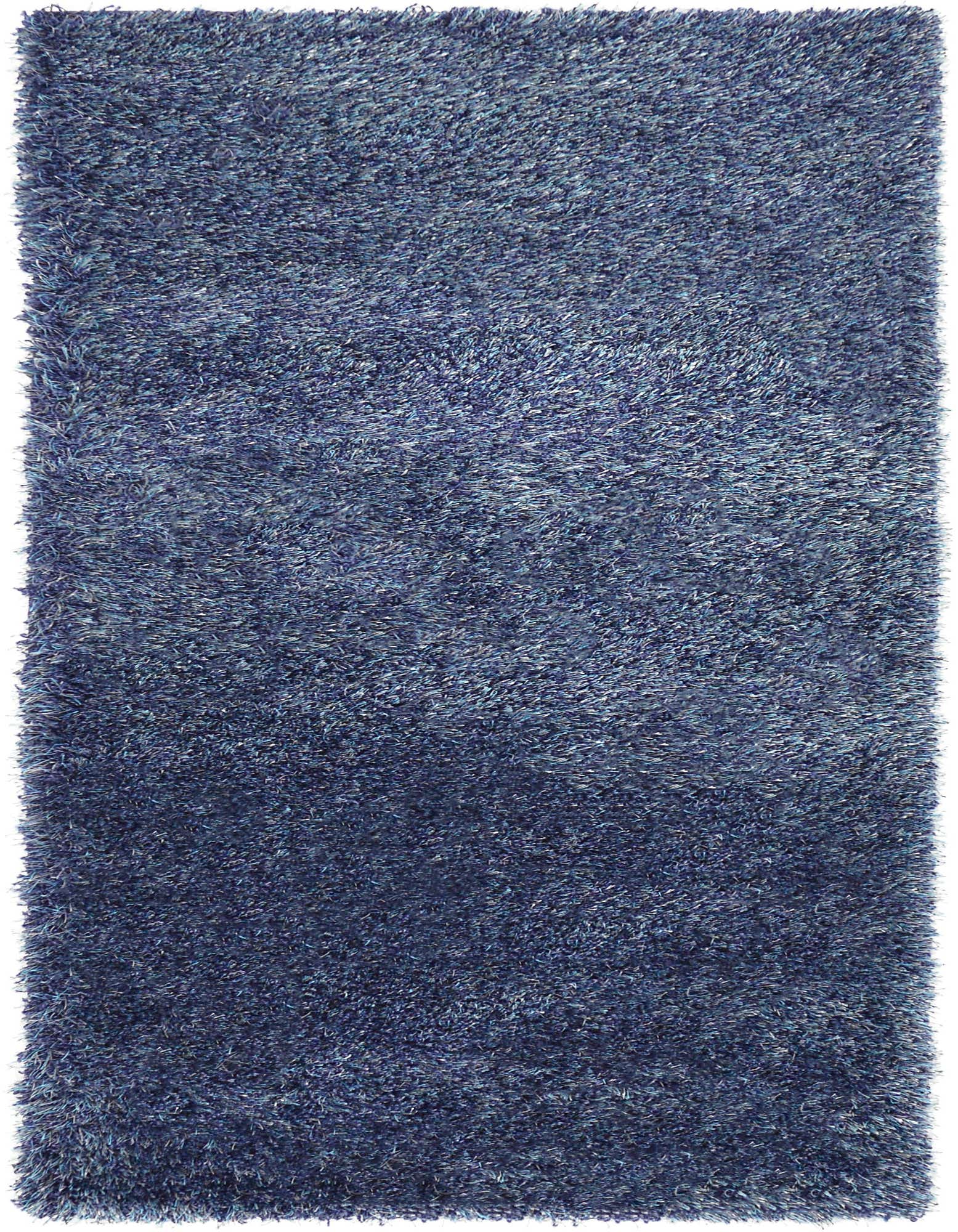 Primary image  2' 7 x 6' Luxury Solid Shag Runner Rug