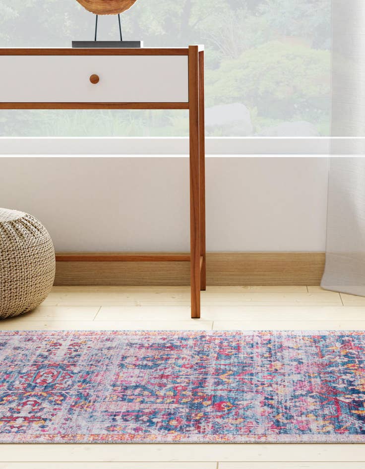 Detail image of  2' x 10'  Washable Maahru Runner Rug