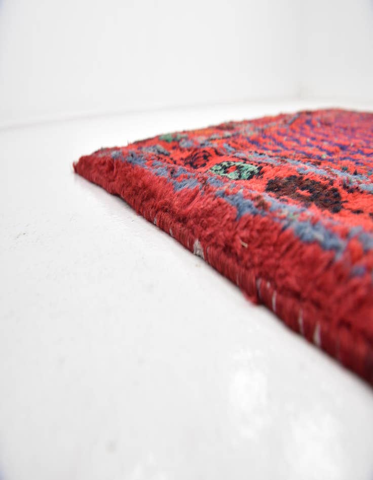 Detail image of  3' 8 x 9' 8  Hand Knotted Mahal Persian Wool Runner Rug