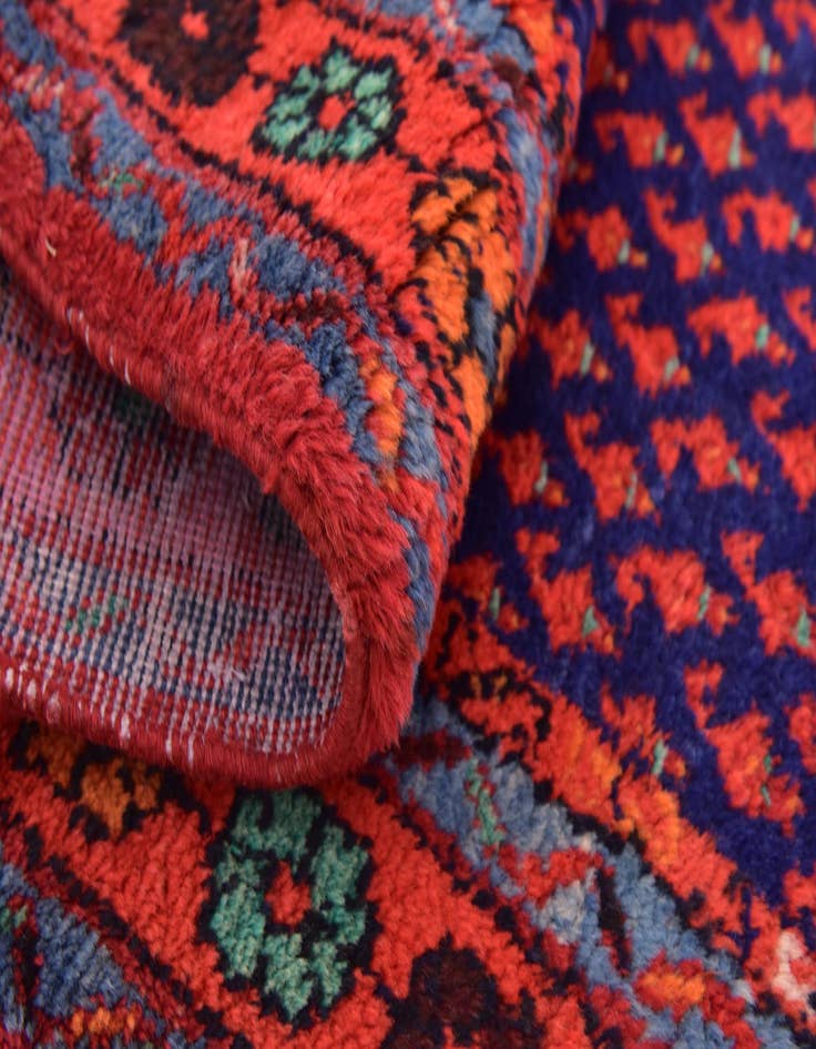 Detail image of  3' 8 x 9' 8  Hand Knotted Mahal Persian Wool Runner Rug