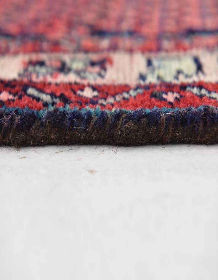 Detail image of  4' 2 x 9' 9  Hand Knotted Mahal Persian Wool Runner Rug