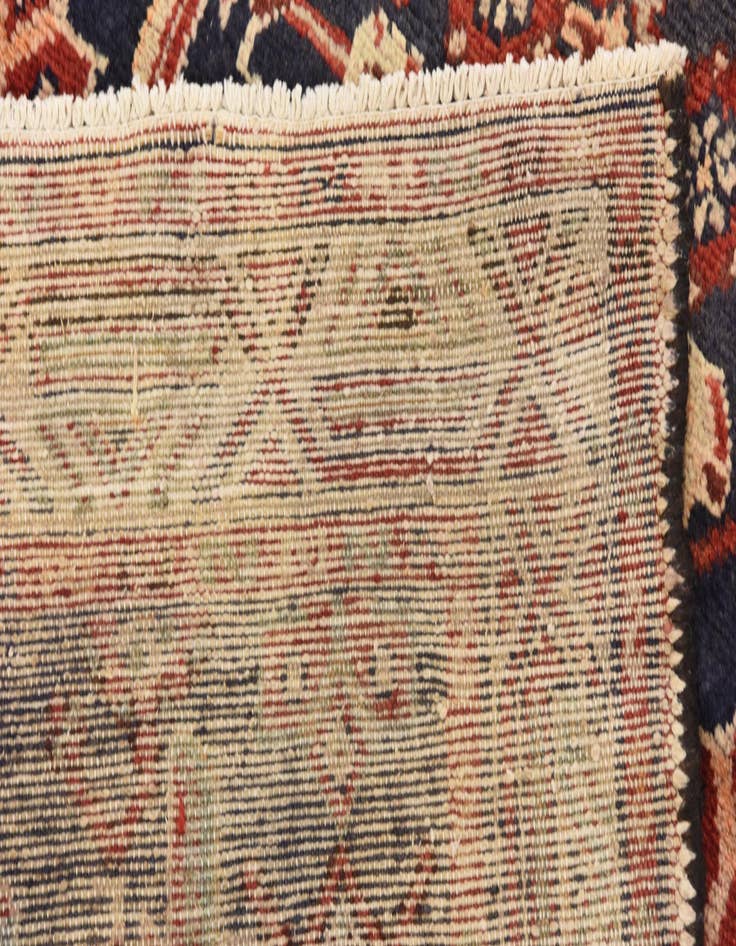 Detail image of  3' 8 x 9' 9  Hand Knotted Malayer Persian Wool Runner Rug