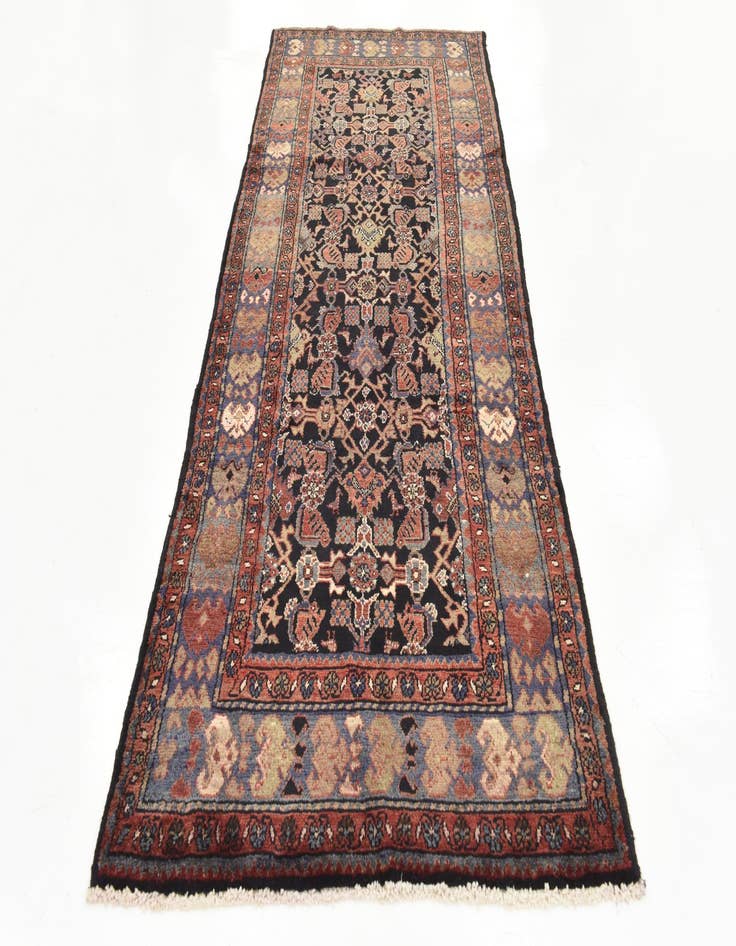 Detail image of  3' 9 x 10' 1  Hand Knotted Malayer Persian Wool Runner Rug