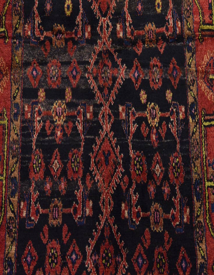 Detail image of  3' 6 x 10' 4  Hand Knotted Malayer Persian Wool Runner Rug