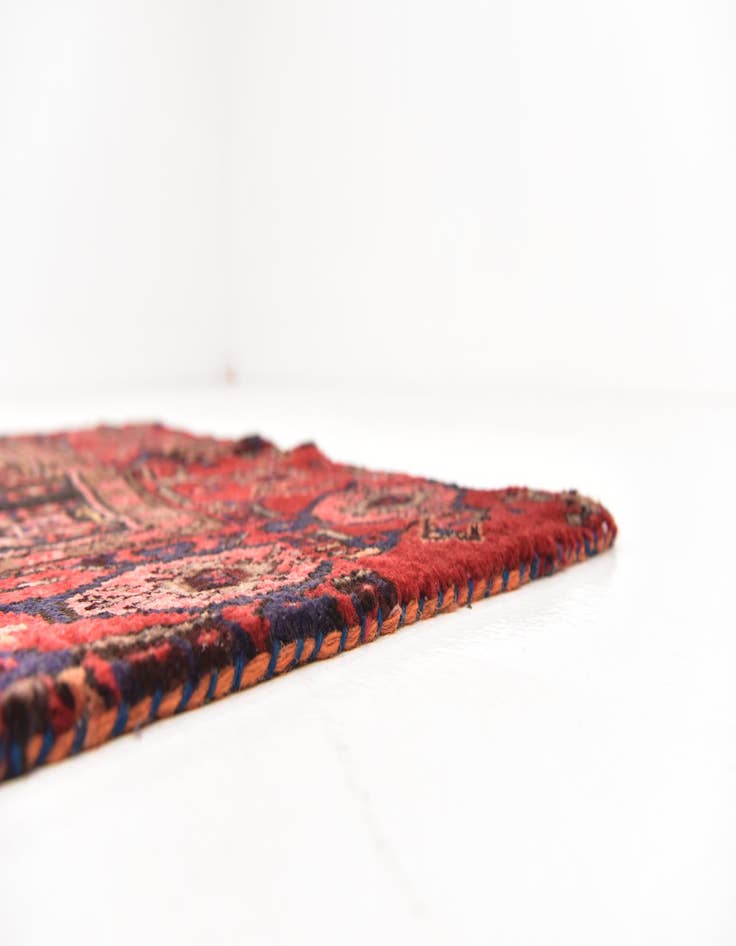 Detail image of 3' 8 x 9' 7 Hand Knotted Malayer Persian Wool Runner Rug