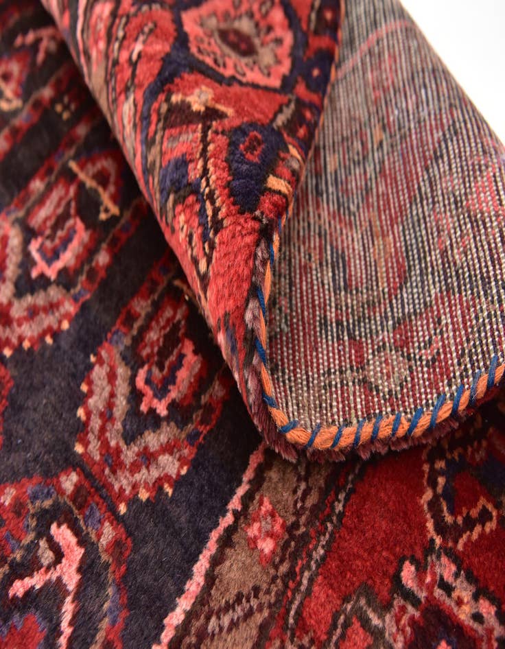 Detail image of 3' 8 x 9' 7 Hand Knotted Malayer Persian Wool Runner Rug