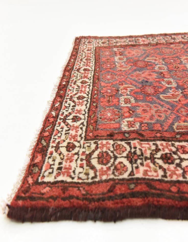 Detail image of  3' 5 x 10'  Hand Knotted Malayer Persian Wool Runner Rug