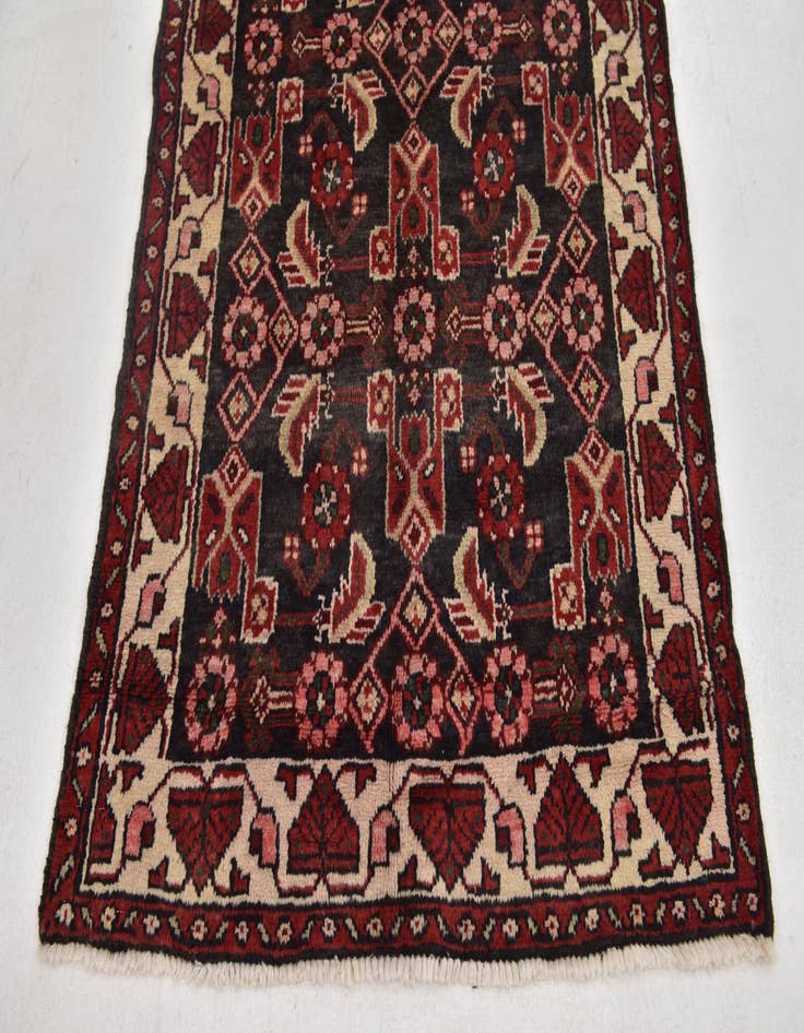 Detail image of  3' 6 x 9' 6  Hand Knotted Malayer Persian Wool Runner Rug