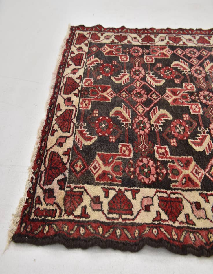 Detail image of  3' 6 x 9' 6  Hand Knotted Malayer Persian Wool Runner Rug