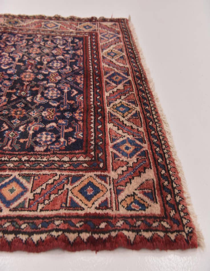 Detail image of 3' 8 x 10' 2 Hand Knotted Malayer Persian Wool Runner Rug