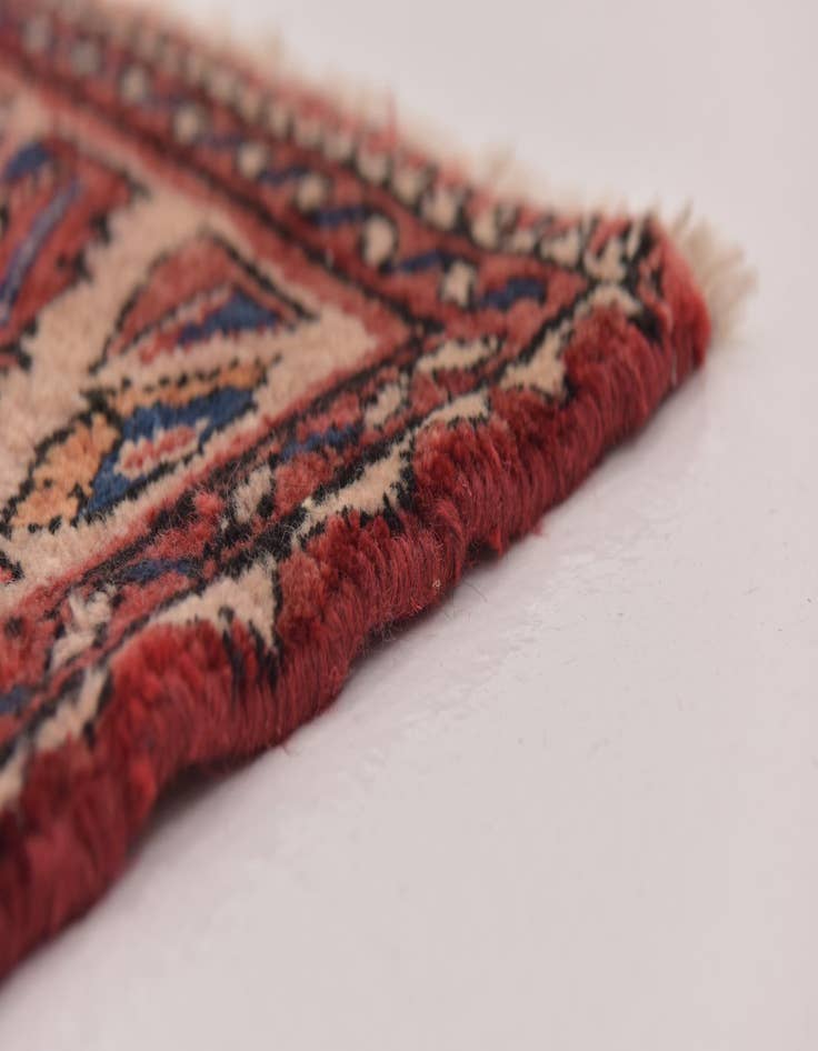 Detail image of 3' 8 x 10' 2 Hand Knotted Malayer Persian Wool Runner Rug