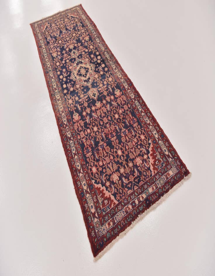 Detail image of 3' 3 x 9' 7 Hand Knotted Malayer Persian Wool Runner Rug