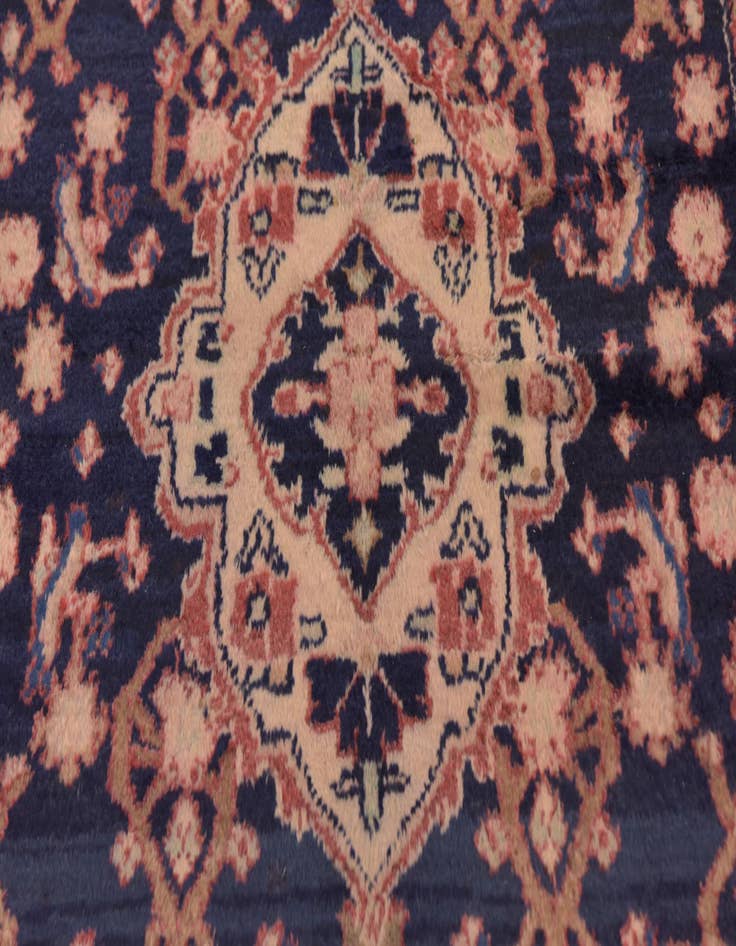 Detail image of 3' 3 x 9' 7 Hand Knotted Malayer Persian Wool Runner Rug