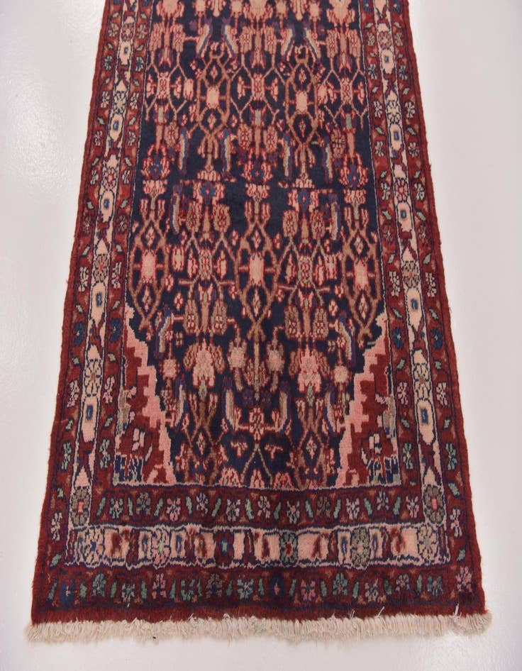 Detail image of 3' 3 x 9' 7 Hand Knotted Malayer Persian Wool Runner Rug