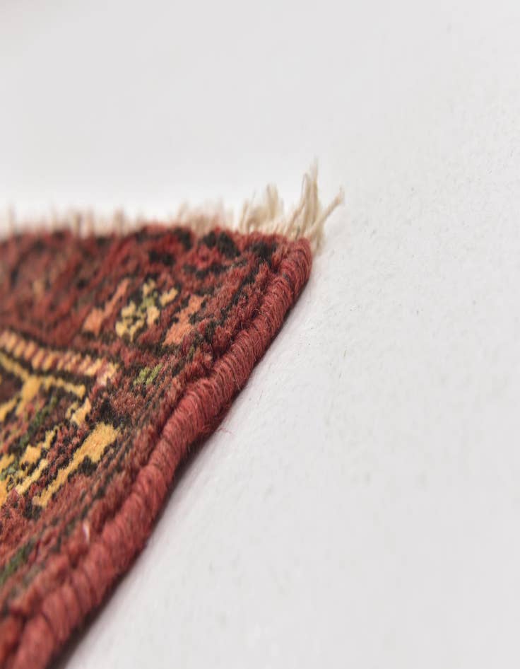 Detail image of 3' 6 x 11' Hand Knotted Malayer Persian Wool Runner Rug