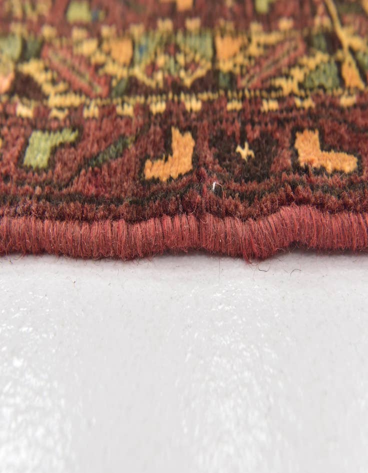 Detail image of 3' 6 x 11' Hand Knotted Malayer Persian Wool Runner Rug