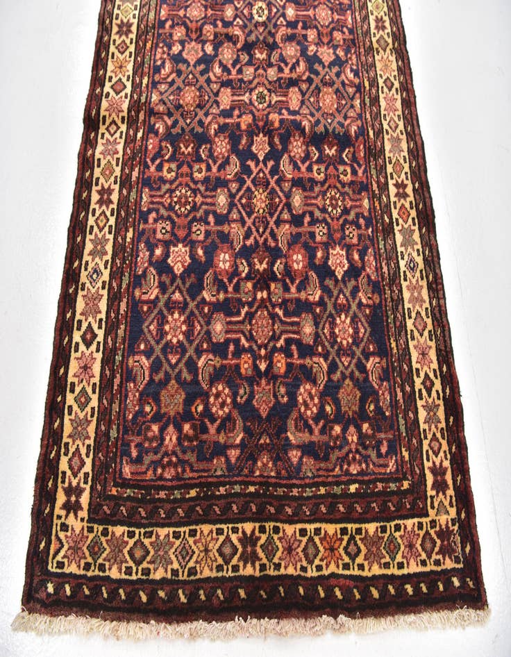 Detail image of 3' 7 x 13' 8 Hand Knotted Malayer Persian Wool Runner Rug