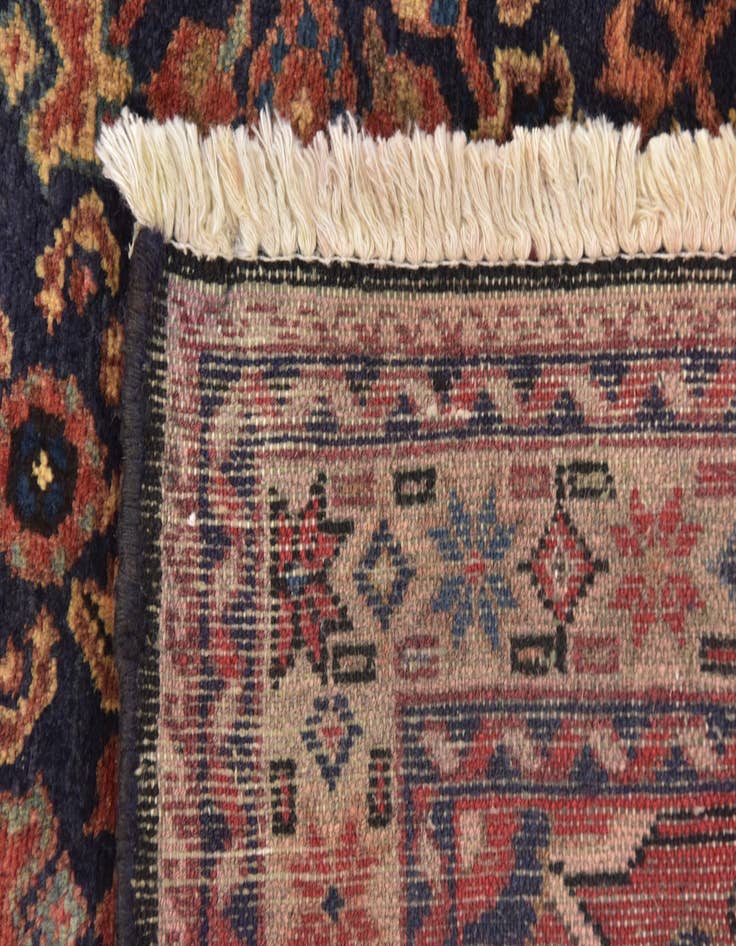 Detail image of 3' 7 x 10' 8 Hand Knotted Malayer Persian Wool Runner Rug