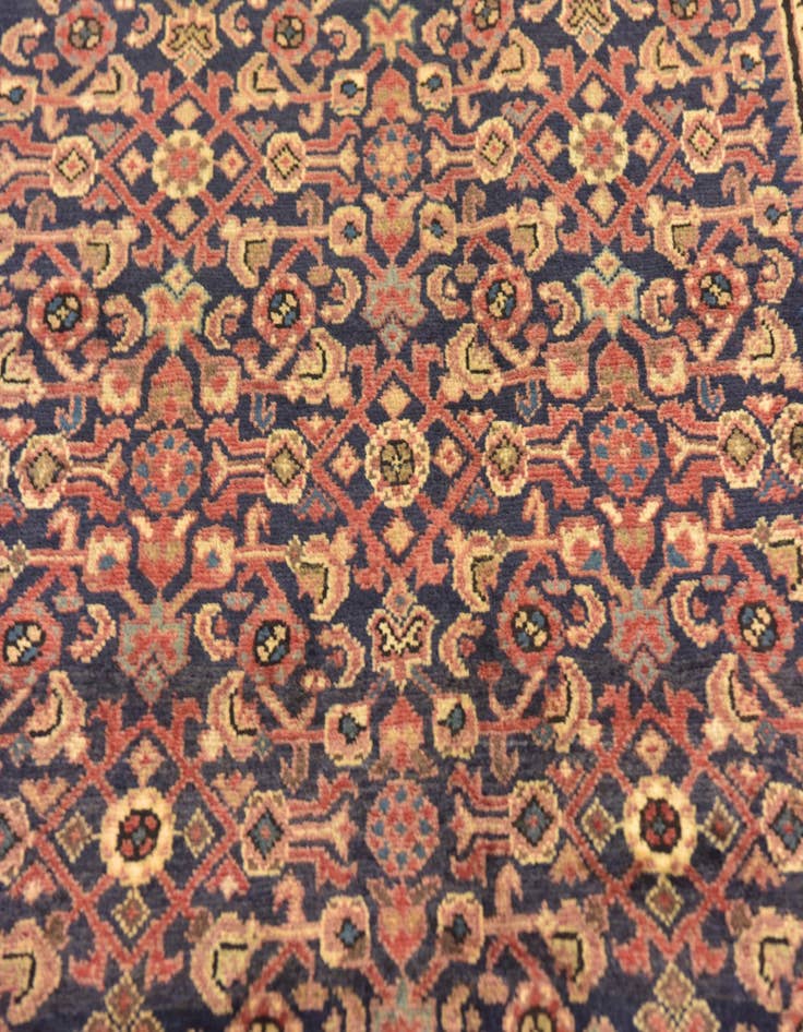 Detail image of 3' 7 x 10' 8 Hand Knotted Malayer Persian Wool Runner Rug