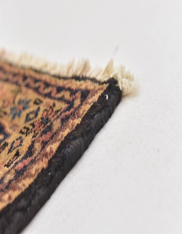 Detail image of 3' 7 x 10' 8 Hand Knotted Malayer Persian Wool Runner Rug