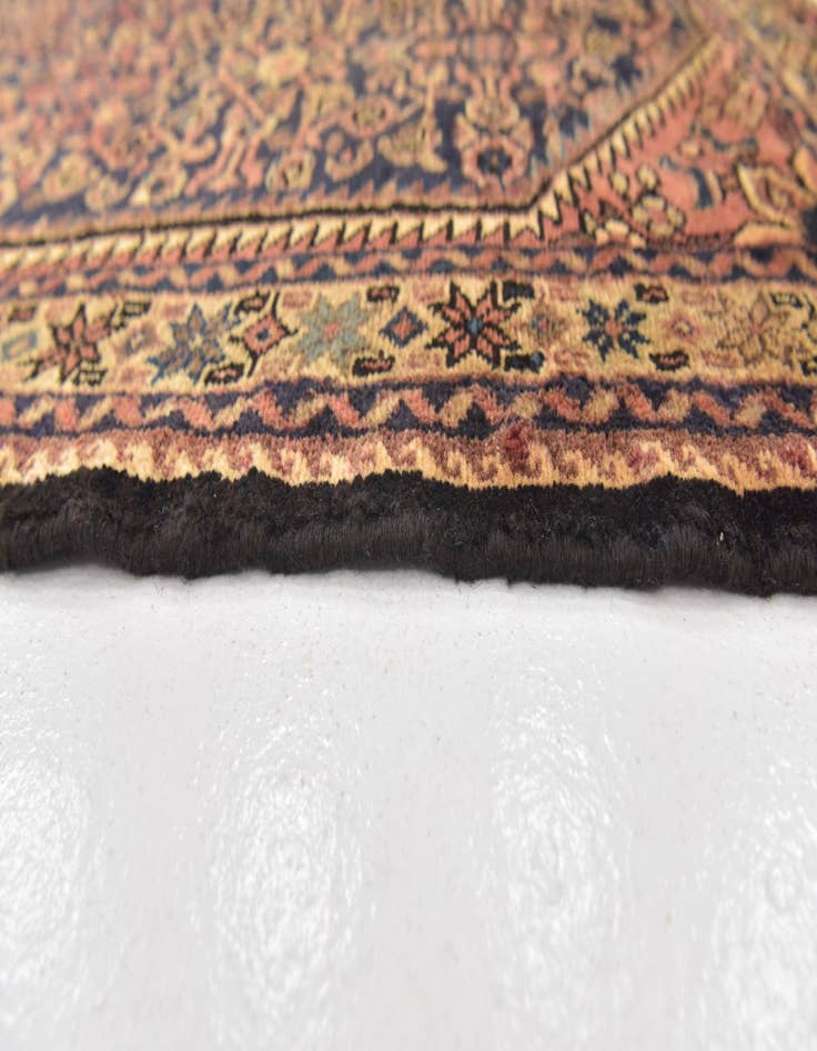 Detail image of 3' 7 x 10' 8 Hand Knotted Malayer Persian Wool Runner Rug