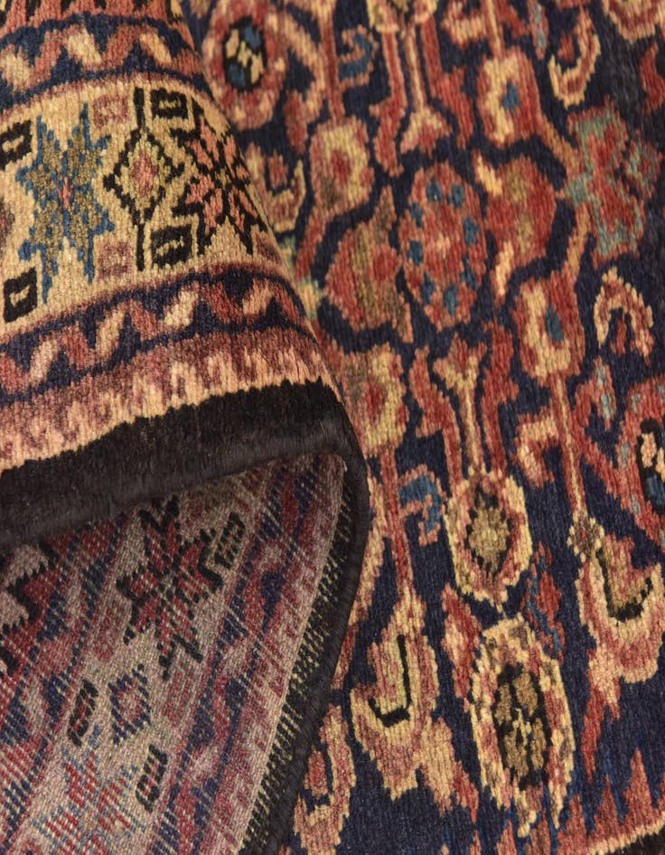 Detail image of 3' 7 x 10' 8 Hand Knotted Malayer Persian Wool Runner Rug