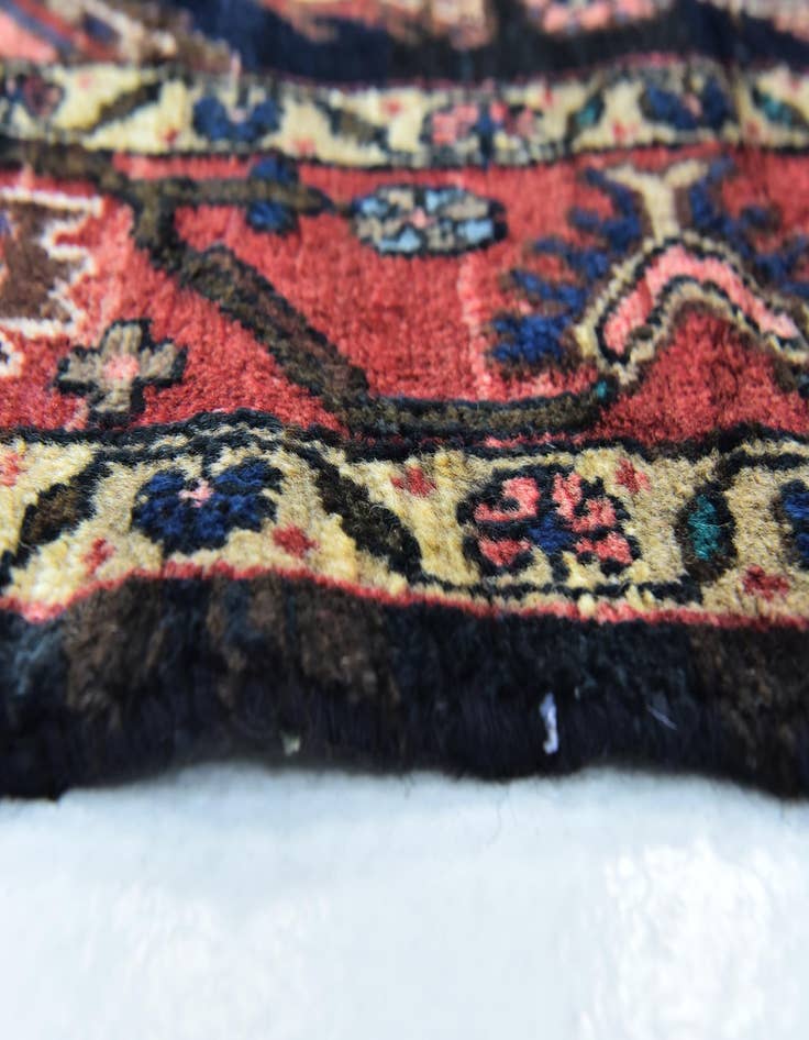 Detail image of 5' 2 x 10' 9 Hand Knotted Malayer Persian Wool Runner Rug