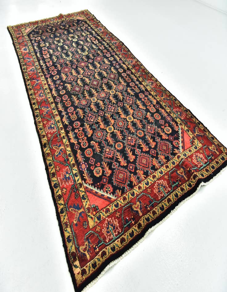 Detail image of 5' 2 x 10' 9 Hand Knotted Malayer Persian Wool Runner Rug