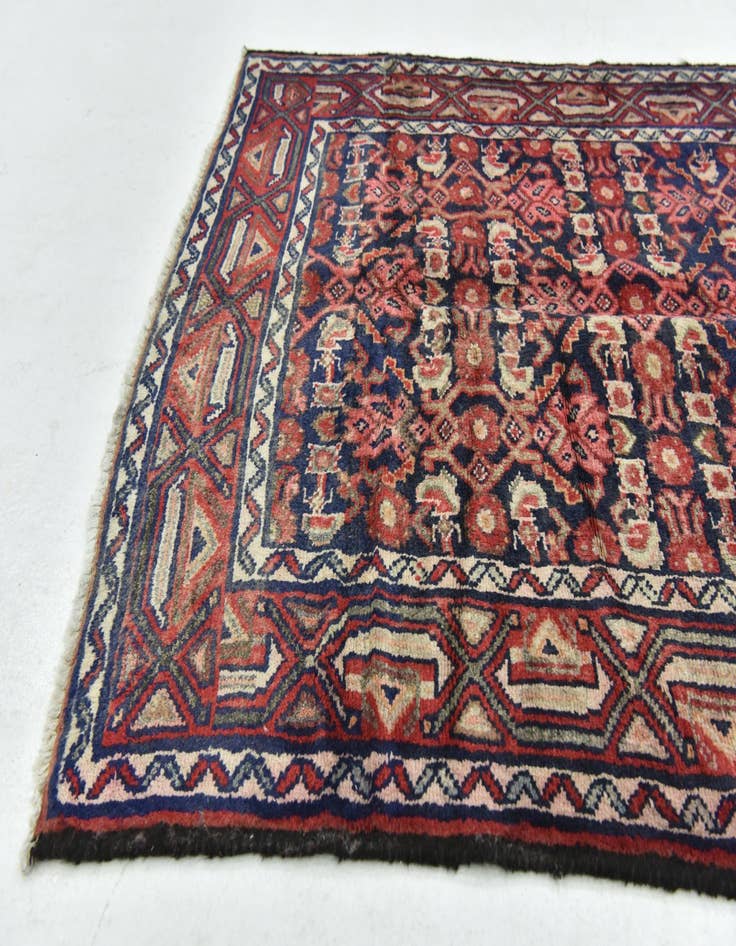 Detail image of  3' 7 x 10'  Hand Knotted Malayer Persian Wool Runner Rug