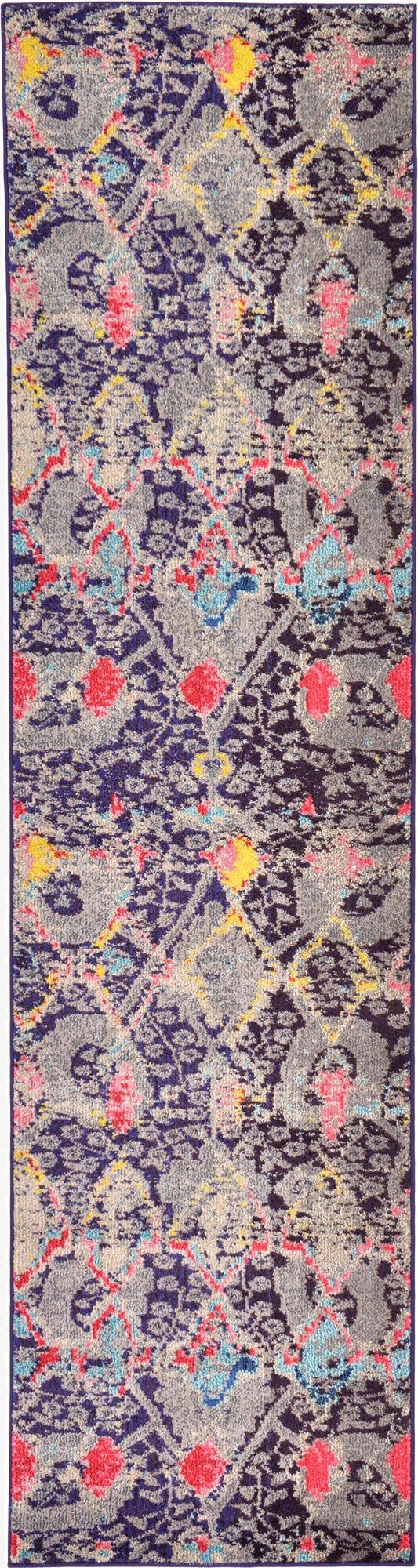  2' 7 x 10'  Washable Mesa Runner Rug