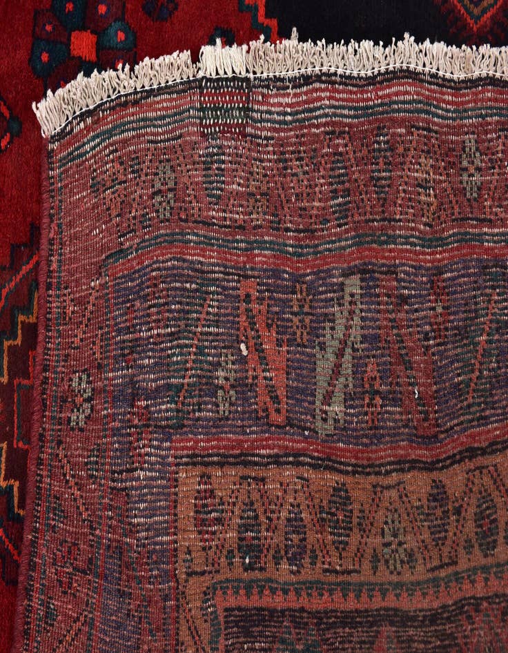 Detail image of 5' x 11' 8 Hand Knotted Meshkin Persian Wool Runner Rug