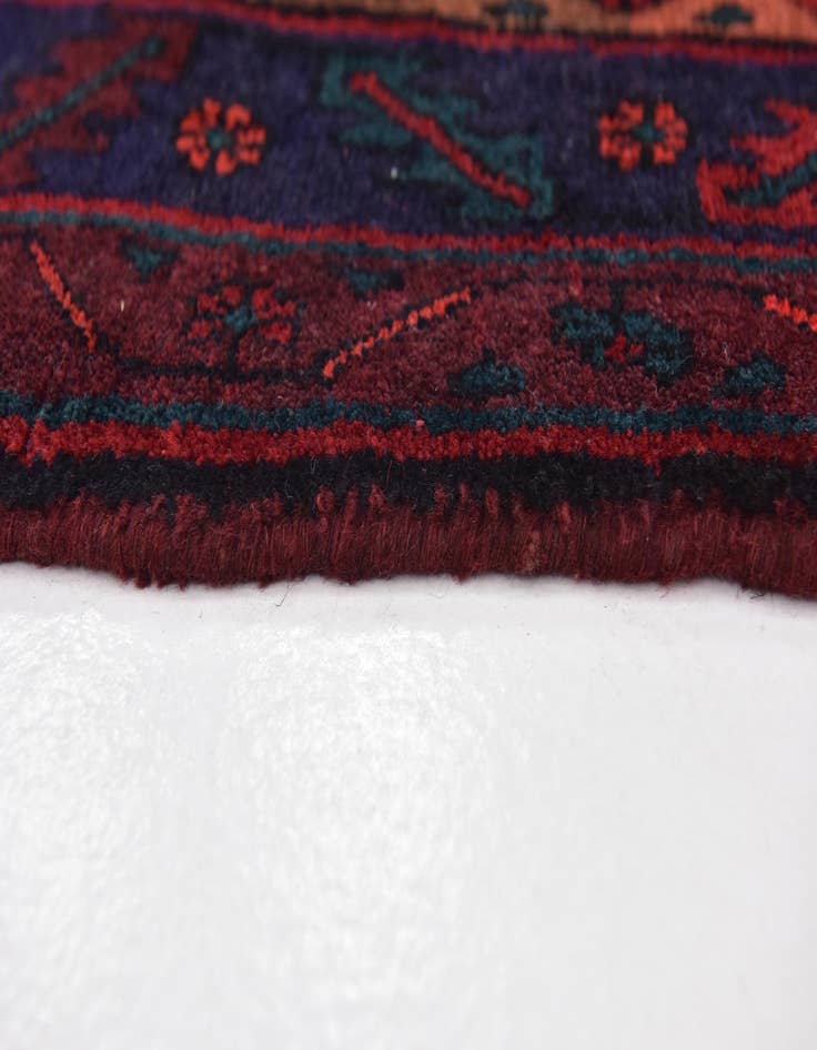 Detail image of 5' x 11' 8 Hand Knotted Meshkin Persian Wool Runner Rug