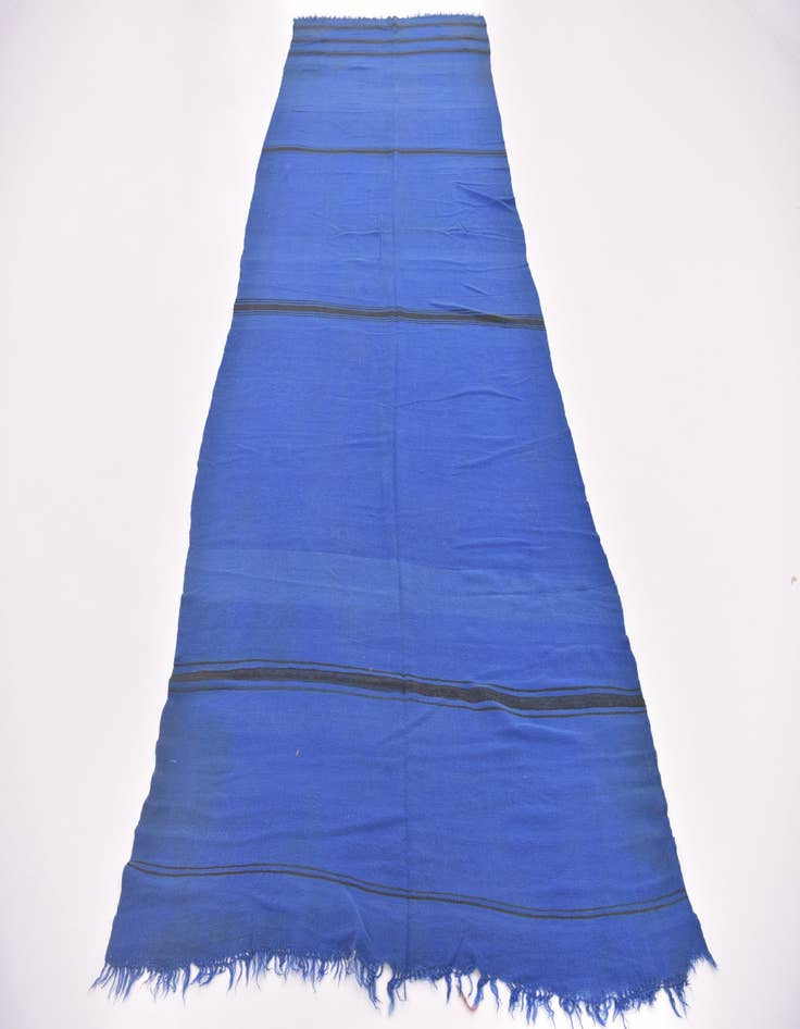 Detail image of  5' 5 x 14' 8  Hand Knotted Moroccan Oriental Wool Runner Rug