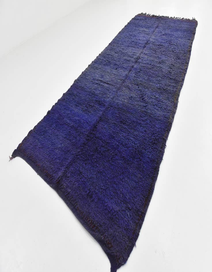 Detail image of 5' 9 x 13' 3 Hand Knotted Moroccan Wool Runner Rug