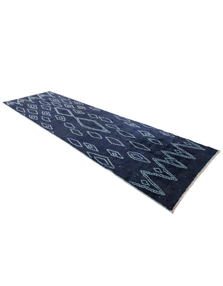 Detail image of  4' 4 x 15' 5  Hand Knotted Moroccan Wool Runner Rug