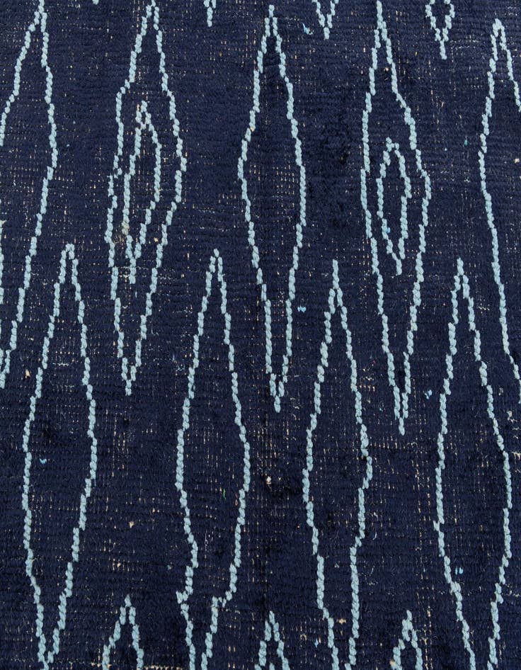 Detail image of  4' 4 x 15' 5  Hand Knotted Moroccan Wool Runner Rug