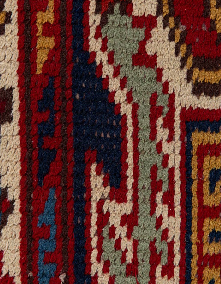 Detail image of  2' 11 x 11' 4  Hand Knotted Moroccan Wool Runner Rug